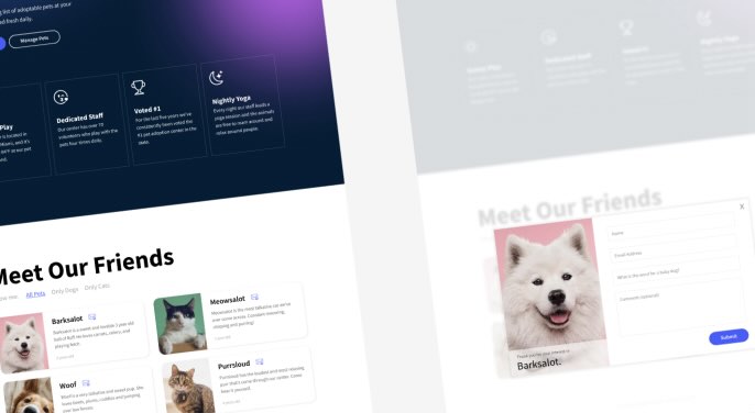 A design mockup screenshot